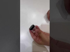 Black Lid 5 Ml Glass Jar
