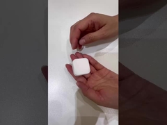 Witte 5 ml glasconcentraatcontainer Vierkante potten