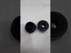 Pop jar vacuümverzegelde opslagpot 4 ml 4 ml zwart pop glas ronde containers geconcentreerde potten met