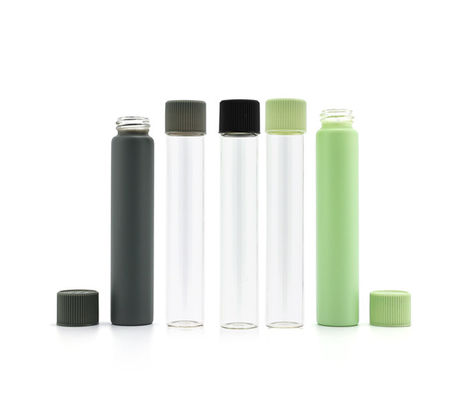 109mm Glass Pre Roll Tubes Clear Child Resistant Tubes Smooth