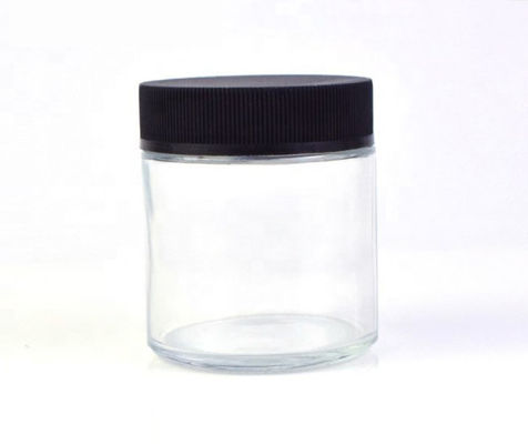 Clear Glass Child Resistant Jars 3 Oz 1 Ounce Glass Jar Child Resistant