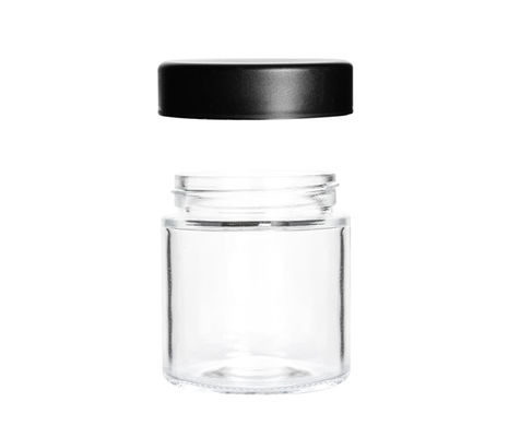 Clear Glass Child Resistant Jars 3 Oz 1 Ounce Glass Jar Child Resistant