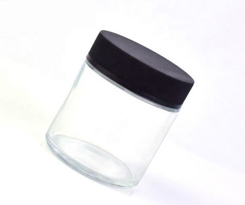 Clear Glass Child Resistant Jars 3 Oz 1 Ounce Glass Jar Child Resistant
