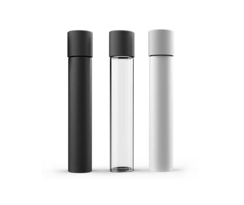 Child Resistant Glass Pro Roll Tubes Borosilicate Glass Tube Screw Cap 109mm