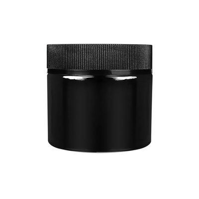 60ml Glass Child Resistant Jars White Cap Black Cap 2 Oz Glass Jars With Lids Glass Bottles
