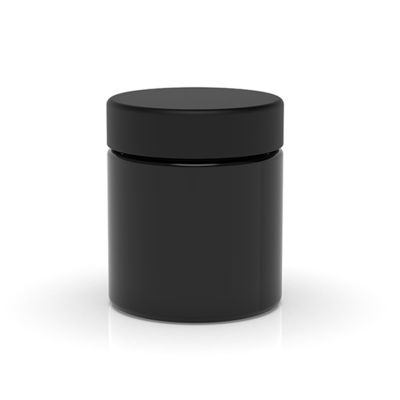 Cr Lids Smell Proof Jars Airtight 3oz White Glass Jars With Lids Flower Packaging