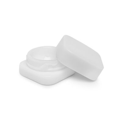 Child Proof Square Glass Jars 5ml Borosilicate Glass Container CRC Cap Smell Proof