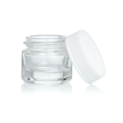 Screw Top Black Storage Jars 5ml Black Glass Containers Concentrate