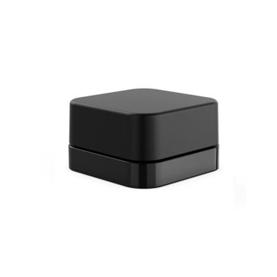 9ml Glass Concentrate Container Child Resistant Black Glass Cosmetic Jars Square