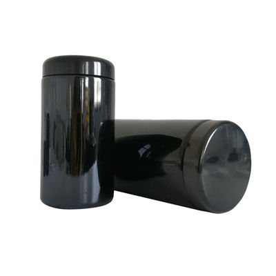 10oz Matte Black Glass Jars Uv Glass Jar Childproof Smell Proof Glass Jar Custom
