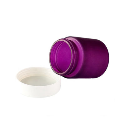 2oz Black UV Glass Jars Customized Spraying Painted CR Jar 2oz 3oz 4oz