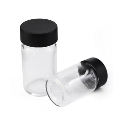 Custom Storage Airtight Glass Jars Eco Bulk With Child Proof Smell Proof Cap