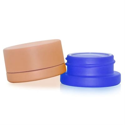 Round Wax Extract Concentrate Lead Free Glass Jars 5ml 9ml With Child Resistant Lid