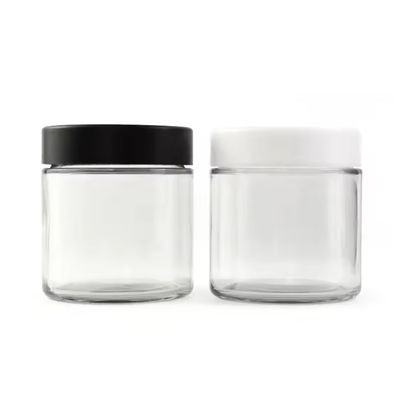 Child Safe Original Small Packaging Cosmetics Glass Containers With Lid Wholesale
