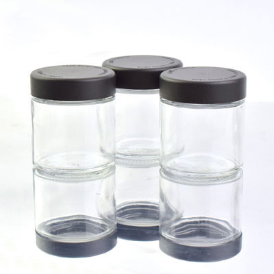 Clear Glass Child Resistant Jars 3 Oz 1 Ounce Glass Jar Child Resistant