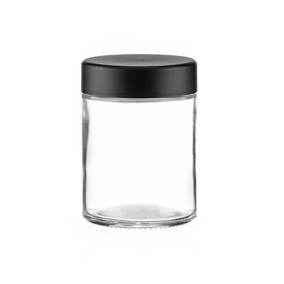 ChildProof 4 Oz Jars With Lids Transparent 4 Oz Glass Containers With Lids
