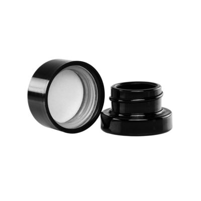 Black Glass Concentrate Container 5ml Glass Container With Child Resistant Lid