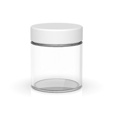 1oz 2oz 3oz Glass Child Resistant Jars Flower Packaging Airtight Smell Proof Jars