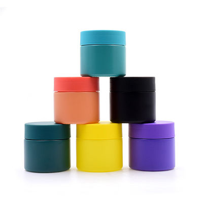 2oz Black UV Glass Jars Customized Spraying Painted CR Jar 2oz 3oz 4oz