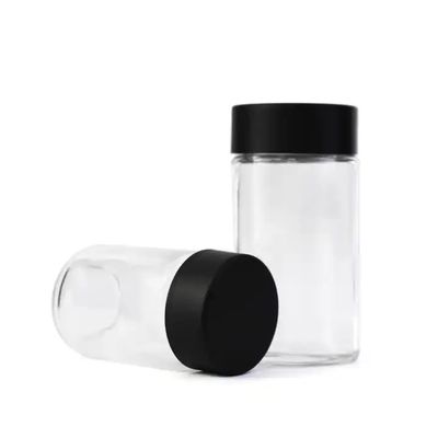 Custom Storage Airtight Glass Jars Eco Bulk With Child Proof Smell Proof Cap