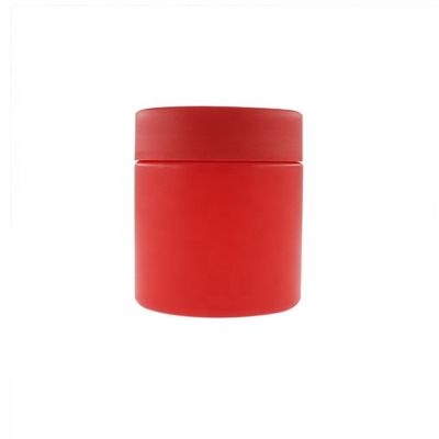 Child Resistant Wide Mouth Smell Proof Airtight Frosted Glass Jar Flower 60 120 150ml