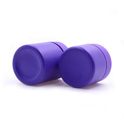 Child Resistant Wide Mouth Smell Proof Airtight Frosted Glass Jar Flower 60 120 150ml