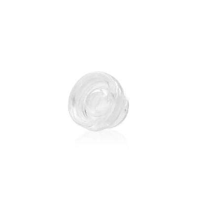 Customized Printing Logo Clear Black White 5ml Glass Concentrate Jar Child Proof