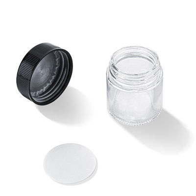 Custom 1oz 2oz 3oz 4oz 5oz 6oz 7oz 10oz Glass Jar With Child Resistant Lid Airtight Storage Childproof Glass Jar